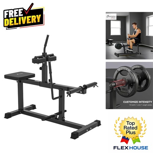 Durable seated calf raise - calf,